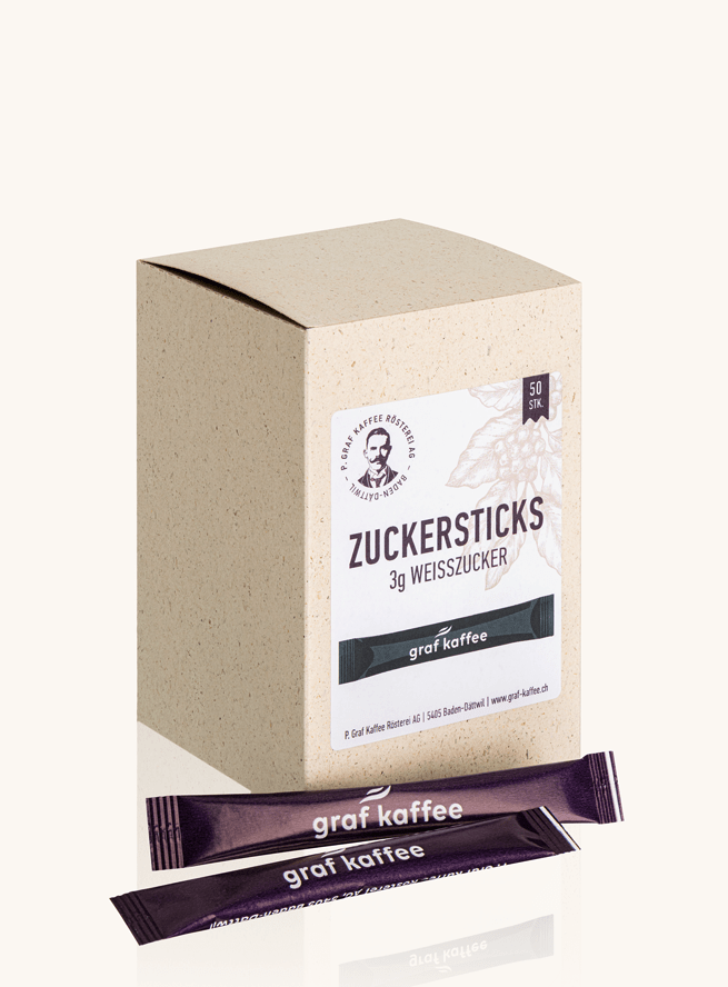 50 Zuckersticks Graf Kaffee